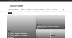 Desktop Screenshot of casadifferente.eu